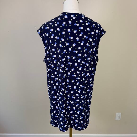 Jones New York Sleeveless V Neck Top Blouse US Women's L - Picture 2 of 8